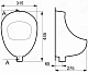 Cersanit Писсуар President P101 – картинка-6